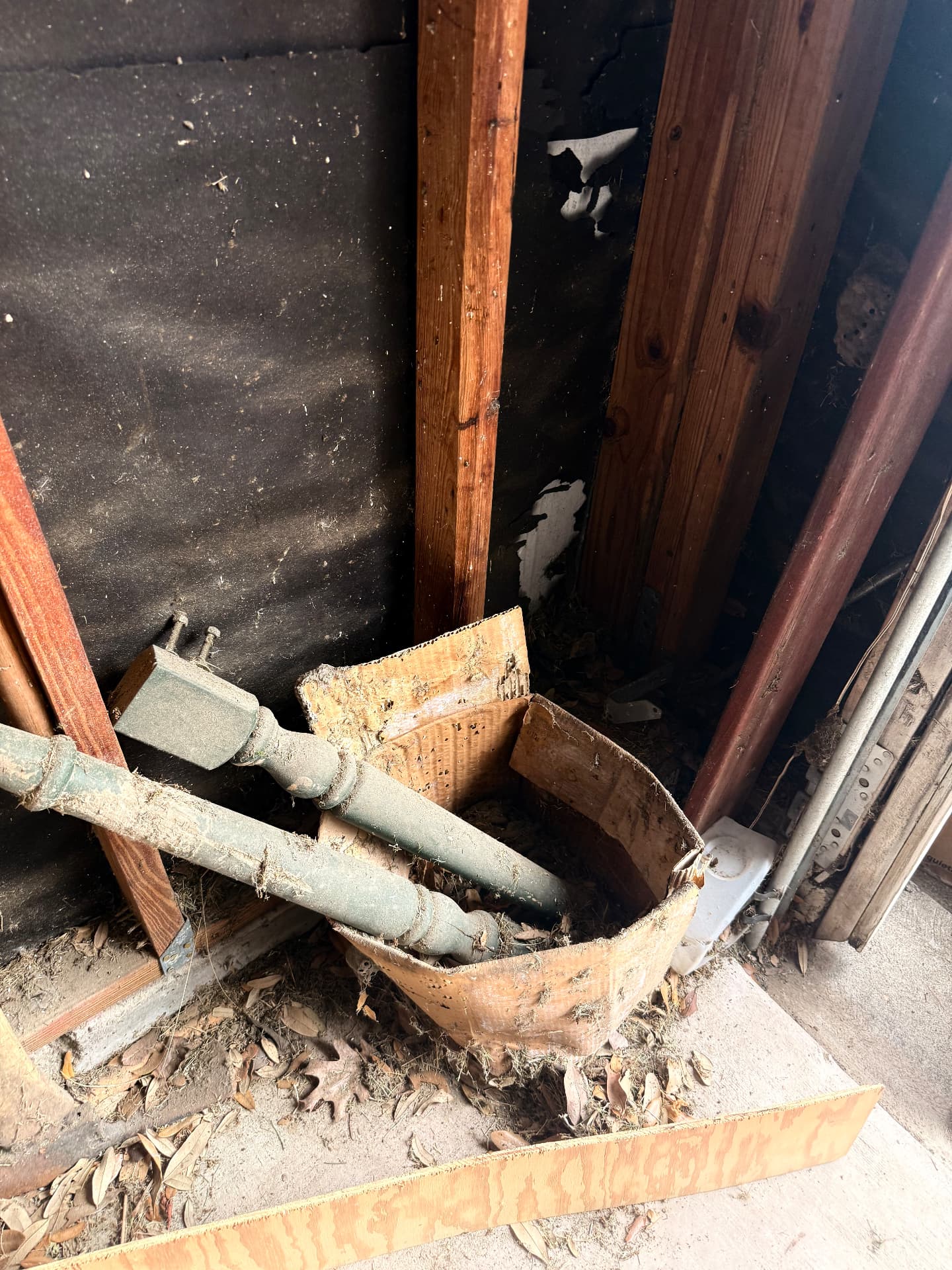 Before condition — Garage Cleanout & Reset