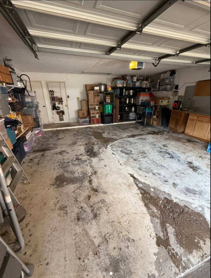 After — garage organization reset